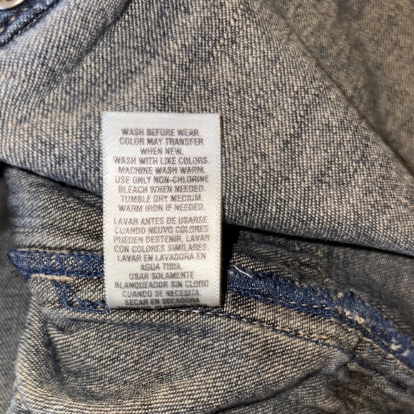 Vintage Gently Loved Denim Boys “FOOTBALL” Overalls by Carter’s - Picture 8 of 8